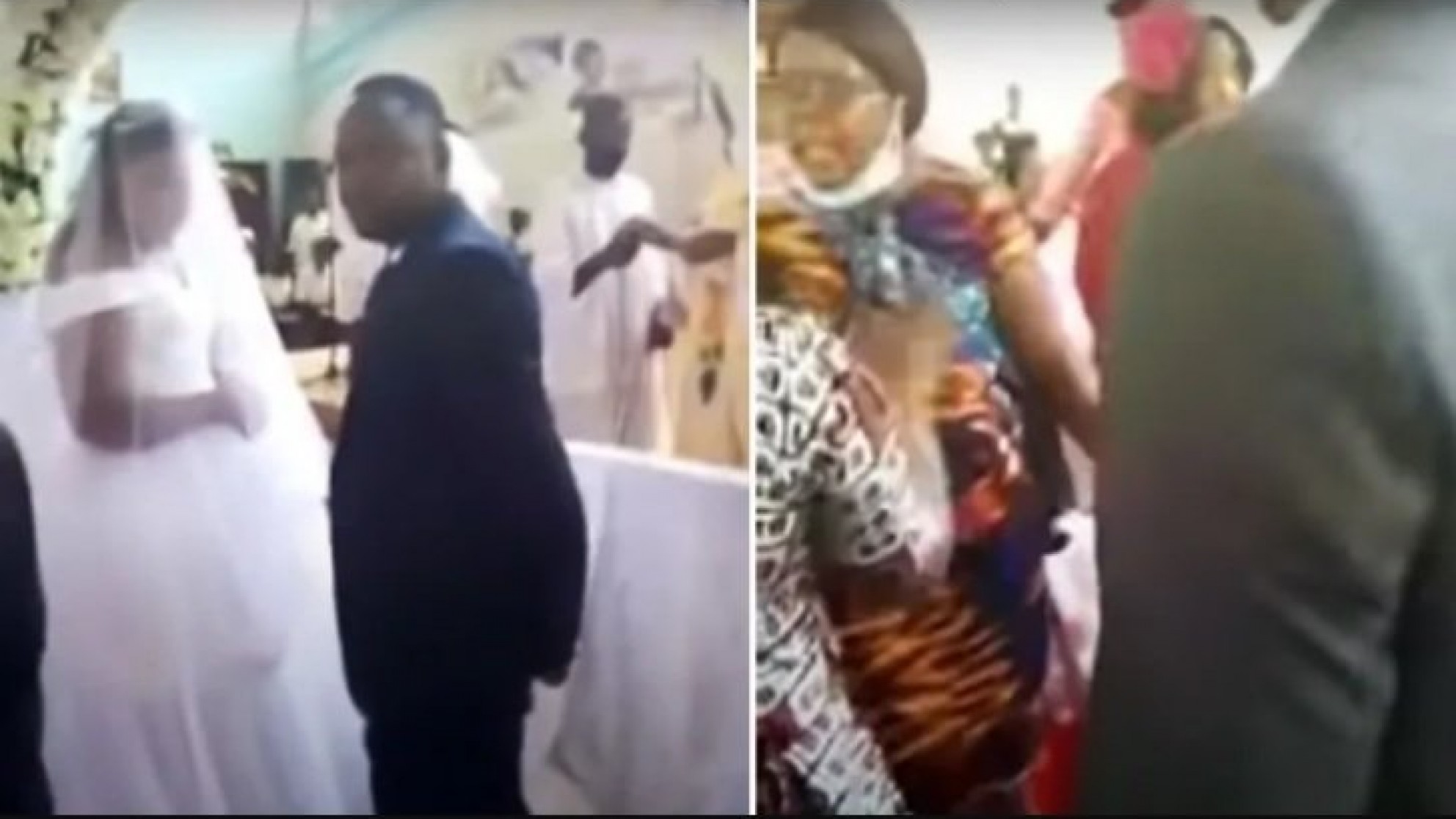 Video: a punto de casarse, su esposa lo sorprendió y le arruinó la fiesta